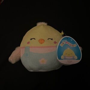 Squishmallows Aimee Plush Toy - Yellow and Blue